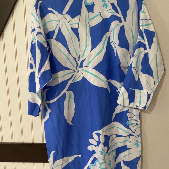 Gorgeous Natori Tunic Top Tropical Vacation 100% Cotton Size Small - Picture 8 of 8